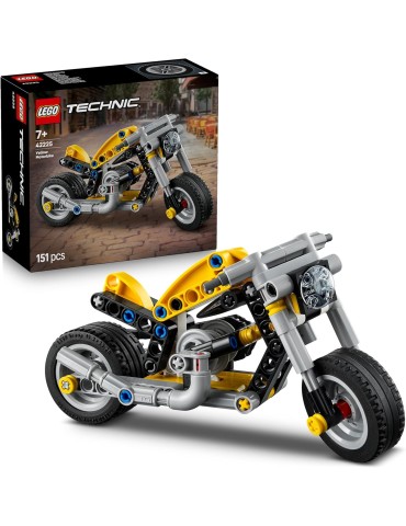 Lego Technic 42225. Moto Amarilla. Más de 7 años. 151 piezas.