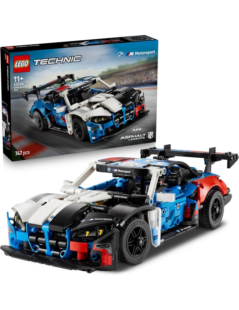Lego Technic 42226. Coche de Carreras BMW M4 GT3 EVO. Más de 11 años. 747 piezas.