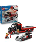 Lego City 60493. Camión de Exposición de F1 con Coche de Carreras Audi F1. Más de 7 años. 508 piezas.