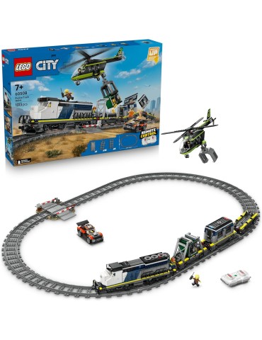 Lego City 60508. Asalto al Tren de Policía. Más de 7 años. 1313 piezas.