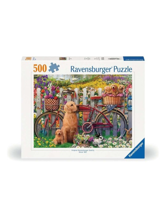 Ravensburger 002093. Puzzle de 500 piezas de Lindos Perritos. 49x36cm