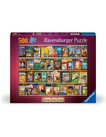 Ravensburger 005087. Puzzle de 500 piezas de Viajes Vintage. 49x36cm