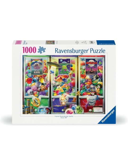 Ravensburger 014829. Puzzle de 1000 piezas Animales, Extraterrestres Y Ninjas. 70x50cm