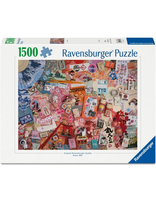Ravensburger 017035. Puzzle de 1500 piezas Viaje a Tokio. 60x80cm