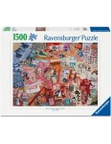 Ravensburger 017035. Puzzle de 1500 piezas Viaje a Tokio. 60x80cm
