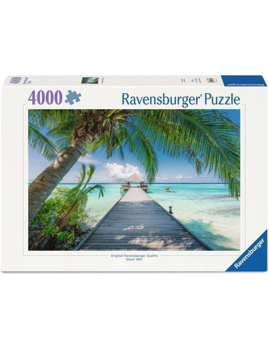 Ravensburger 017370. Puzzle de 4000 piezas Un sueño Llamado Maldivas. 92x138cm