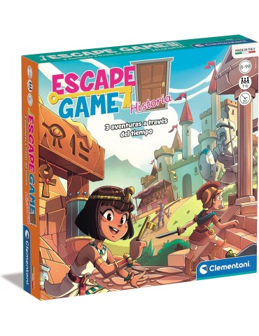 Clementoni 55497. Juego de Mesa Escape Game de Historia. A partir de 8 años.