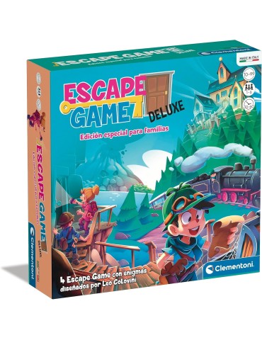 Clementoni 55515. Juego de Mesa Escape Room Deluxe. A partir de 10 años.