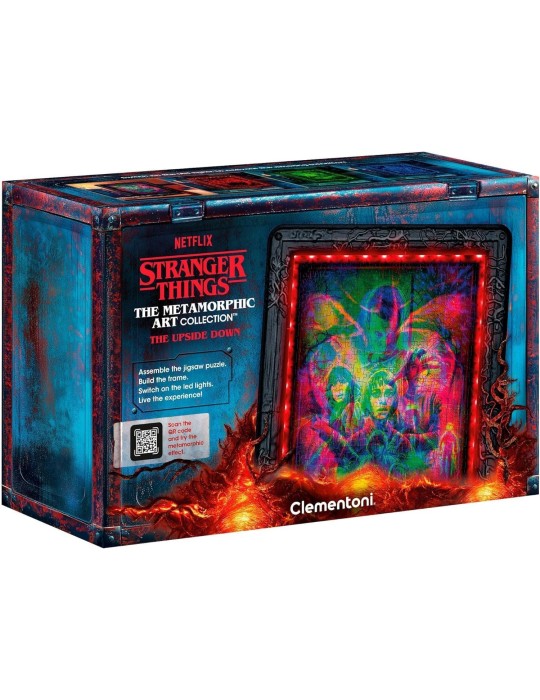 Clementoni 35155. Puzzle Stranger Things The Upside Down de 520 Piezas. 49x36 cm