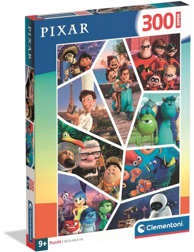 Clementoni 21756. Puzzle de 300 piezas de Disney Pixar. 33,5x48,5 cm