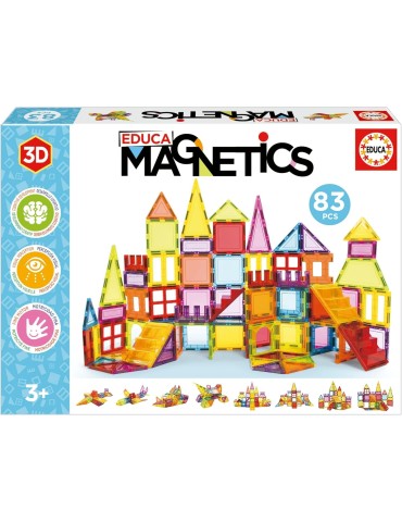 Educa Magnetics 20025. Juego magnético con 83 piezas. Más de 3 años