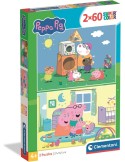 Clementoni 24833. 2 puzzles de 60 piezas de Peppa Pig. 27x19cm