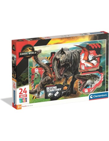 Clementoni 24835. Puzzle de 24 maxi piezas de Jurassic World. 62x42cm