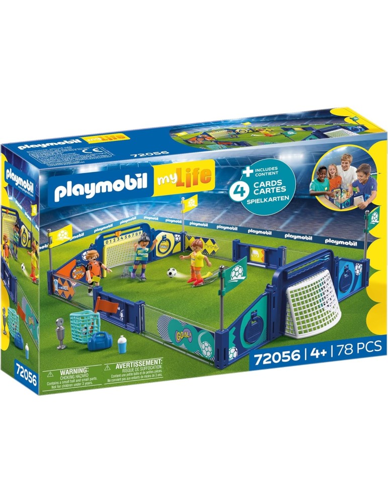 Playmobil MyLife 72056. Estadio de futbol. A partir de 4 años