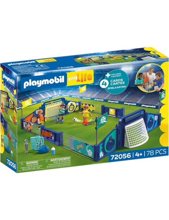 Playmobil MyLife 72056. Estadio de futbol. A partir de 4 años