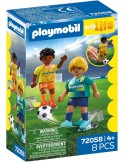 Playmobil MyLife 72058. Jugadores de futbol. A partir de 4 años