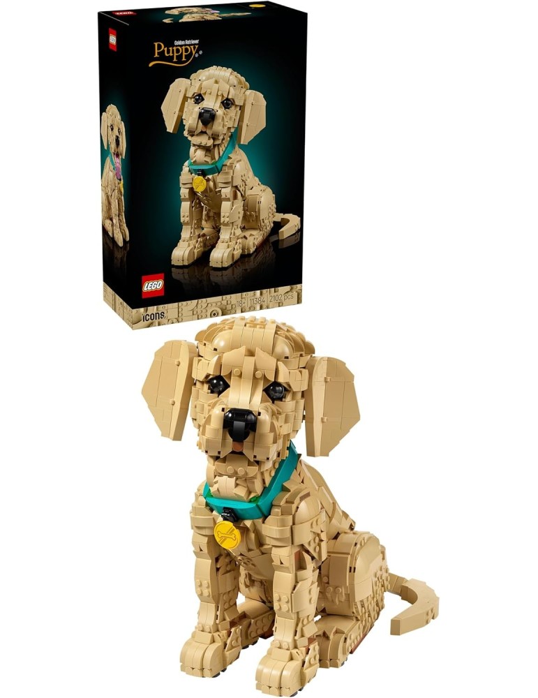Lego Icons 11384. Cachorro de Golden Retriever. Más de 18 años. 2102 piezas.