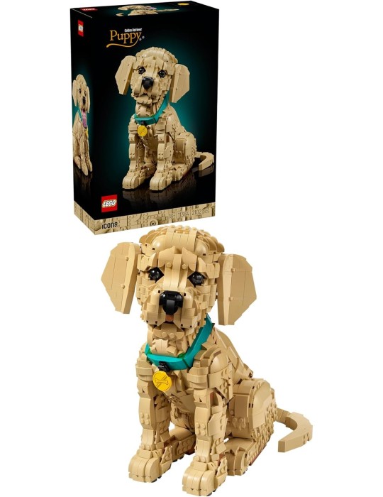 Lego Icons 11384. Cachorro de Golden Retriever. Más de 18 años. 2102 piezas.