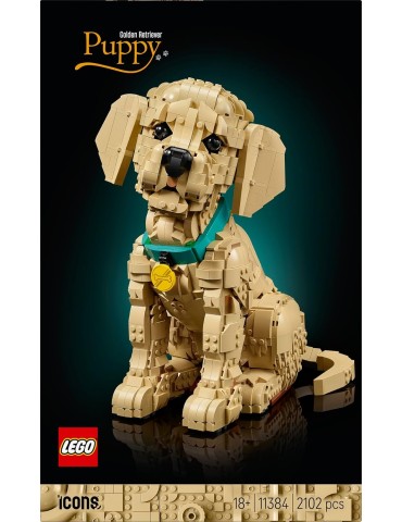 Lego Icons 11384. Cachorro de Golden Retriever. Más de 18 años. 2102 piezas. 2