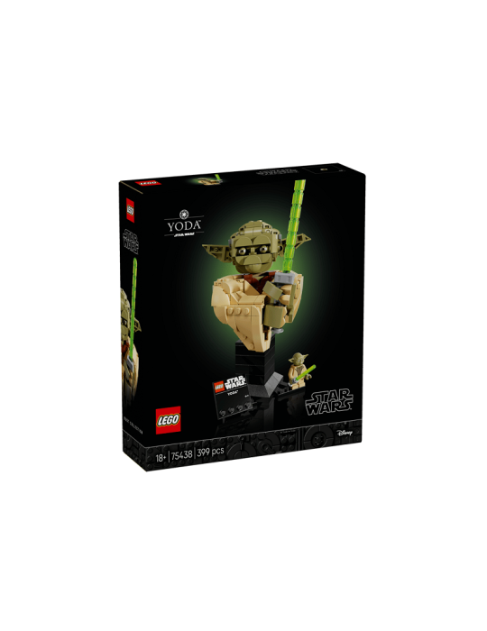 Lego Star Wars 75438. Busto de Yoda. Más de 18 años. 399 piezas