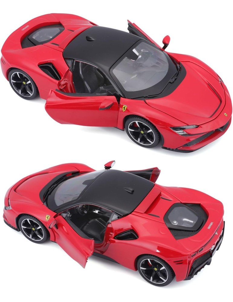 Burago 26057. Kit de Modelo Ferrari R&P SF90 Stradale. Escala 1/24