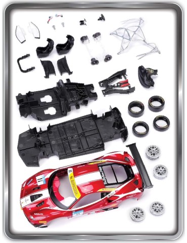 Burago 26582. Kit de A Monter Ferrari Racing 488 Challenge 2017. Escala 1/24 2
