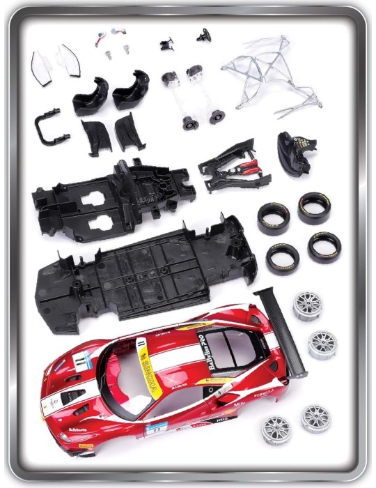 Burago 26582. Kit de A Monter Ferrari Racing 488 Challenge 2017. Escala 1/24