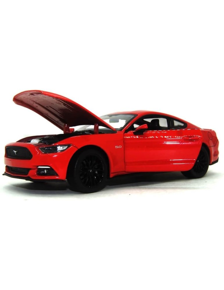 Welly 24062. Ford Mustang GT, red 2015. Escala 1/24
