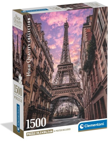 Clementoni 31755. Puzzle de 1500 piezas ilustración Paris Awakens Collection. 84,5 x 59,5 cm