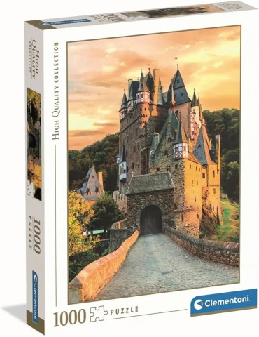 Clementoni 37102. Puzzle de 1000 piezas de Golden Hour at Eltz Castle. 50x70cm