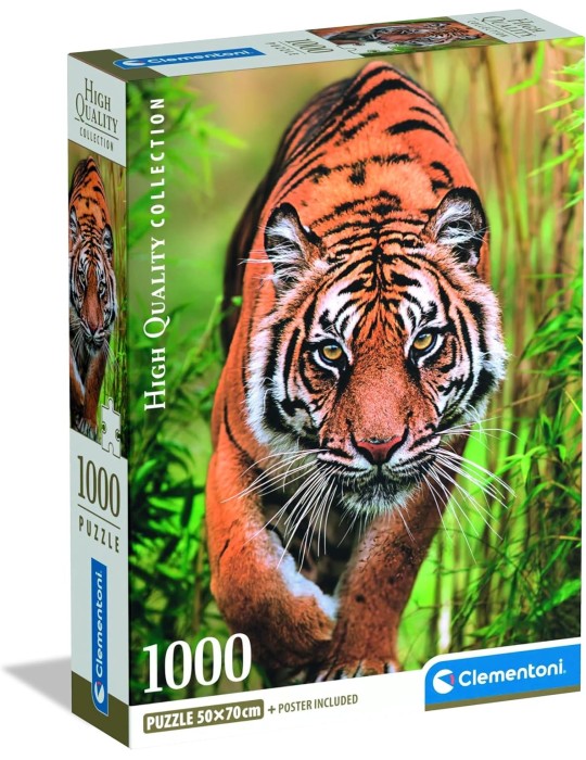 Clementoni 37108. Puzzle de 1000 piezas de The Hunter'S Path Collection. 50x70cm