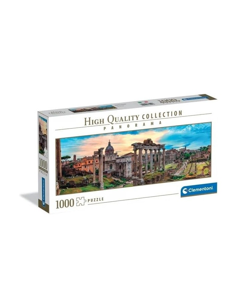 Clementoni 37114. Puzzle de 1000 piezas Formato panorámico, ilustración Twilight Over The Eternal Empire. 98 x 33cm