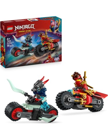 Lego Ninjago 71838. Carrera Relámpago en Moto de Kai. Más de 6 años. 79 piezas
