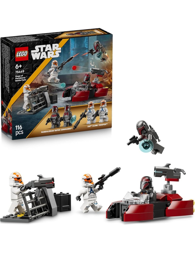 Lego Ninjago 71866. Pack de Combate: Asedio de Mandalore. Más de 6 años. 116 piezas