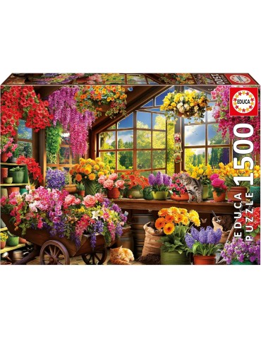 Educa 20567. Puzzle de 1500 Piezas de Cobertizo de Jardinería. 85x60cm