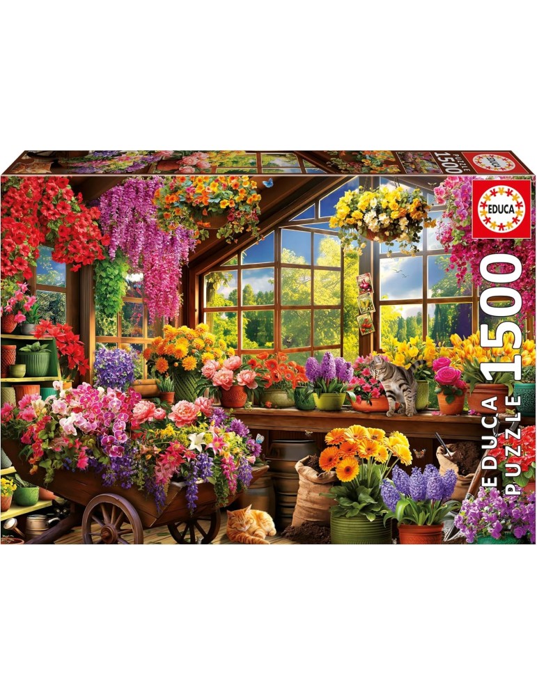 Educa 20567. Puzzle de 1500 Piezas de Cobertizo de Jardinería. 85x60cm