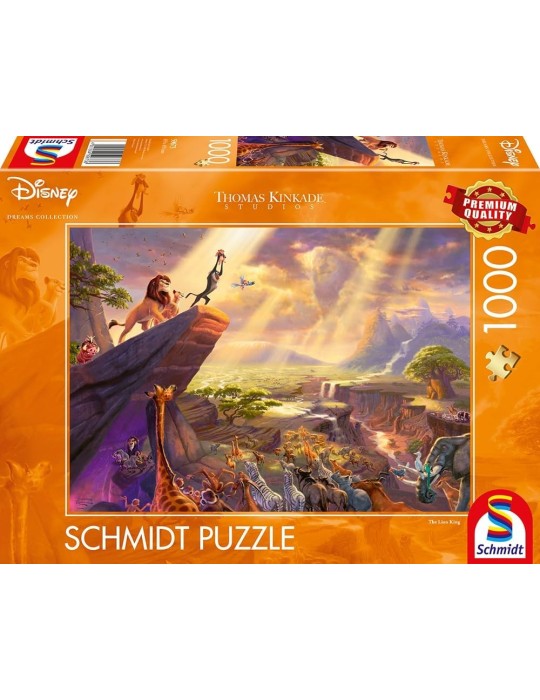 Schmidt 59673. Puzzle de 1000 Piezas de El Rey León. 69,3x49,3cm