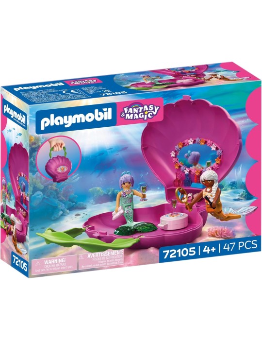 Playmobil Fantasy & Magic 72105. Bolso de concha con sirena. A partir de 4 años