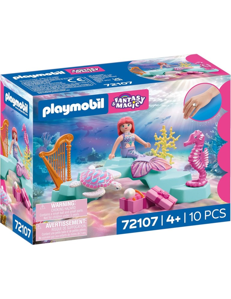 Playmobil Fantasy & Magic 72107. Sirena con regalo. A partir de 4 años