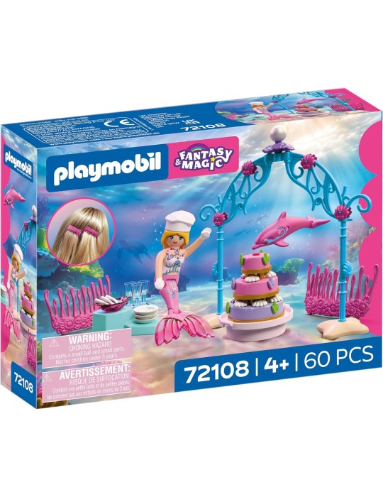 Playmobil Fantasy & Magic 72108. Banquete de boda bajo el mar. A partir de 4 años