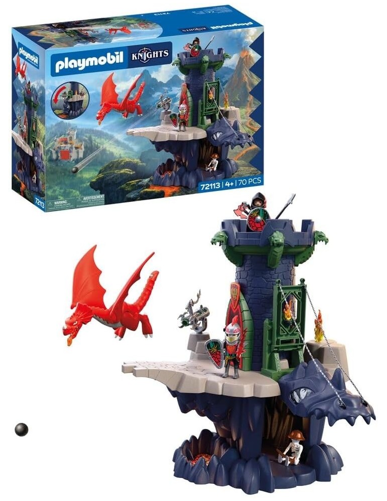 Playmobil Knights 72113. Torre de Caballeros Dragón. A partir de 4 años