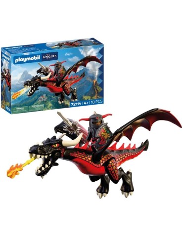 Playmobil Knights 72114. Dragón Negro. A partir de 4 años