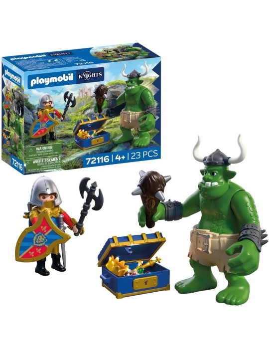 Playmobil Knights 72116. Troll con tesoro de caballero León. A partir de 4 años