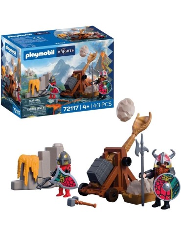 Playmobil Knights 72117. Catapulta de Caballeros Dragón. A partir de 4 años