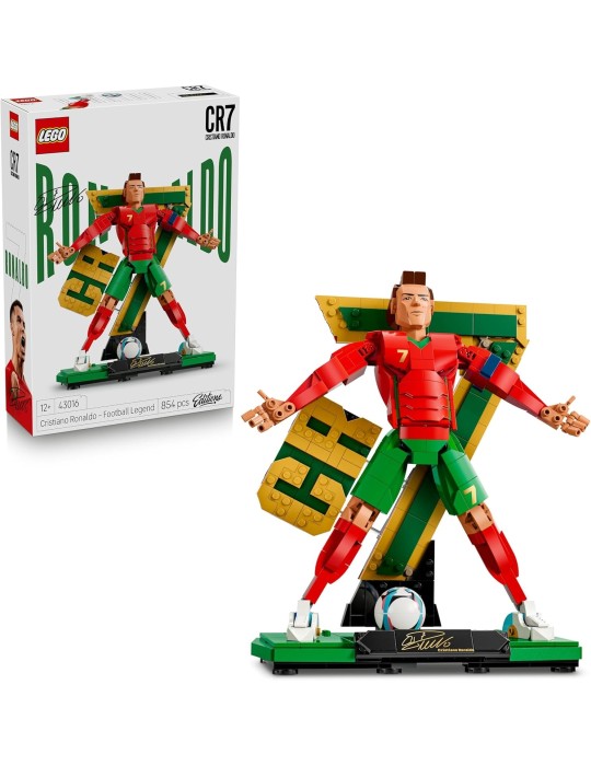 Lego Cristiano Ronaldo: Leyenda del Fútbol 43016.  Más de 12 años. 854 piezas