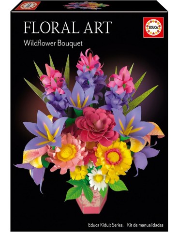 Educa 20141. Ramo de Flores Silvestres Floral Art. Kit de manualidad.