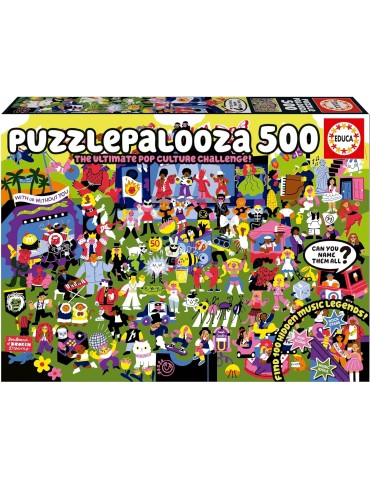 Educa 20550. Puzzle 500 Piezas. Puzzlepalooza. 34x48cm.