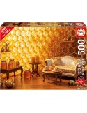 Educa 20583. Puzzle plus 500 Piezas. Dulce Hogar de Miel. 68x48cm.