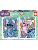 Educa 19732. Pack de 2 Puzzles de 500 Piezas. Stitch. 34x48cm.