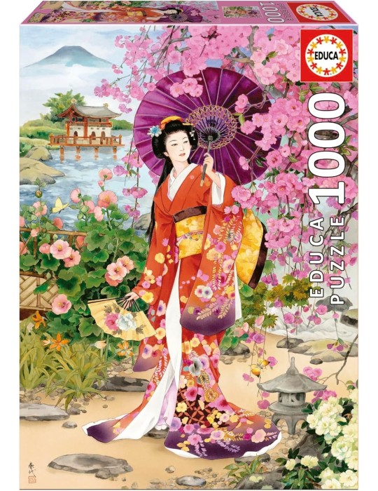 Educa 19917. Puzzle 1000 piezas. Teien, Haruyo Morita. 48x68 cm